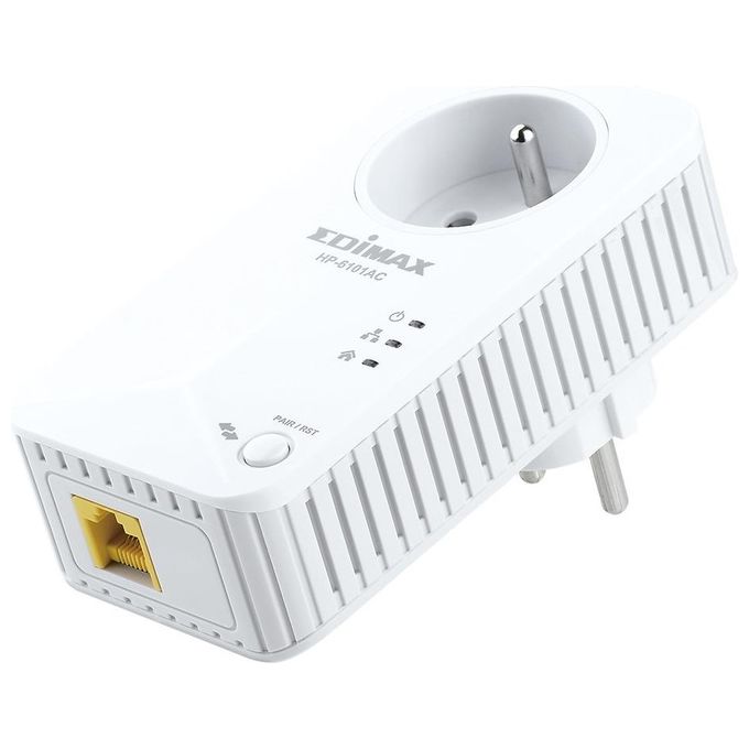 Edimax Networking 500mbps Nano Powerline Adattatore W-integrated Power Socket Kit