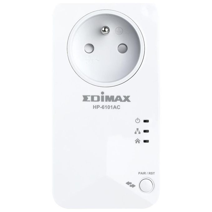 Edimax Networking 500mbps Nano Powerline Adattatore W-integrated Power Socket Kit