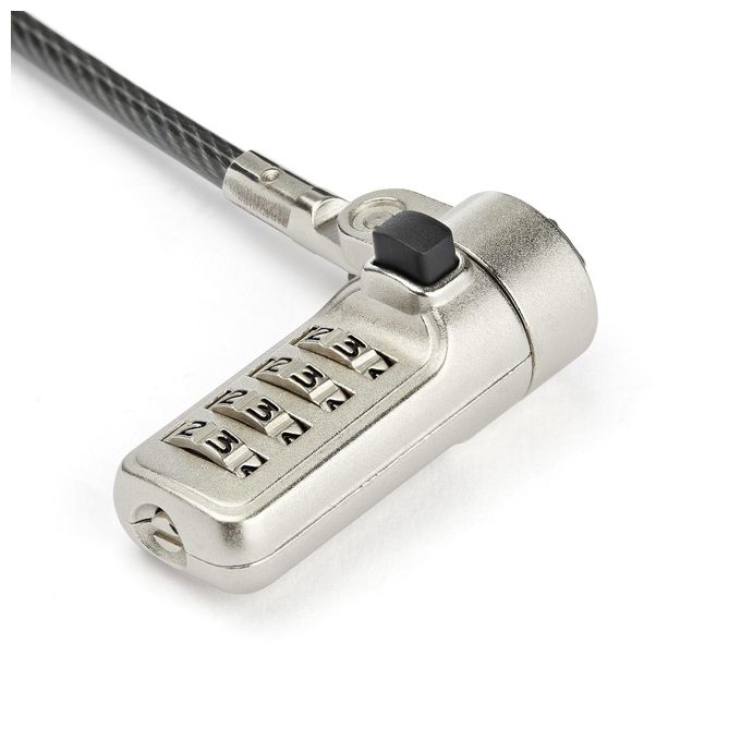 Startech.com Lucchetto Combinazione per Portatile Cavo di Sicurezza a 4 Cifre per Slot-Lock