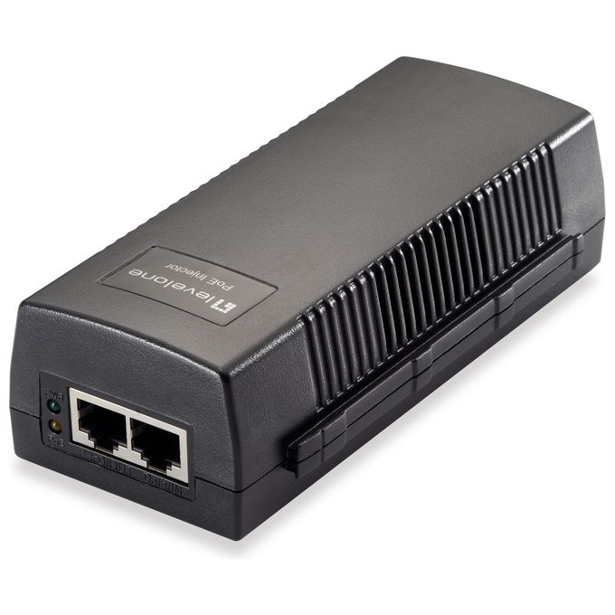 LevelOne POI-3010 Adattatore PoE e Iniettore Fast Ethernet Gigabit Ethernet 52 V 30 W colore Nero