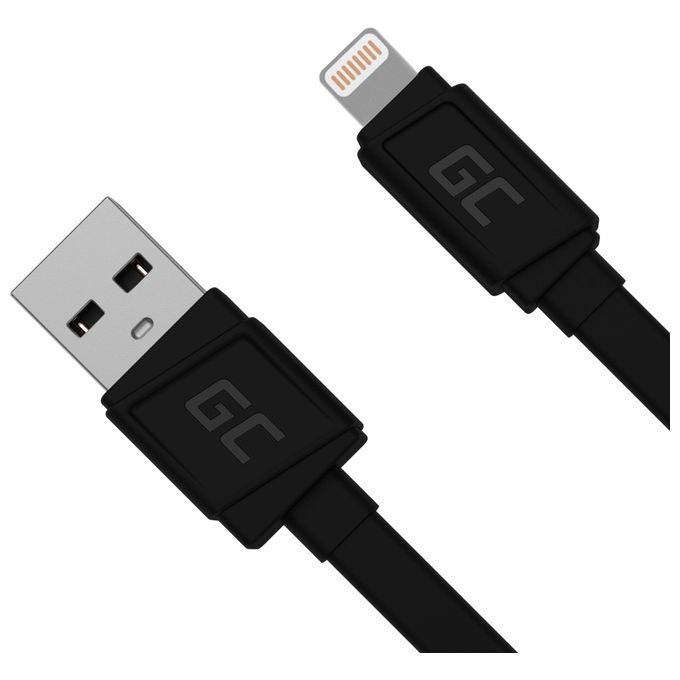 Green Cell Cavo Lightning Flatcable 25cm