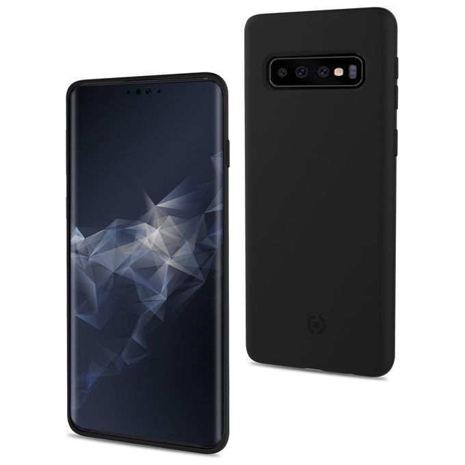Celly Shock Cover per Samsung Galaxy S10 Nero