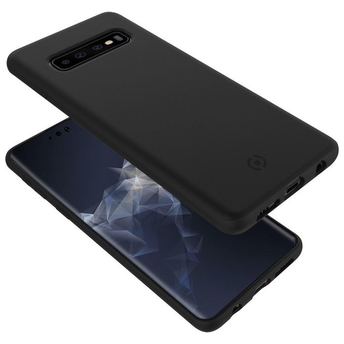 Celly Shock Cover per Samsung Galaxy S10 Nero