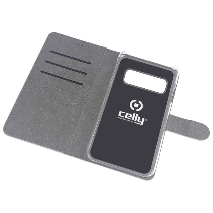 Celly Wally Cover per Samsung Galaxy S10 Bianco
