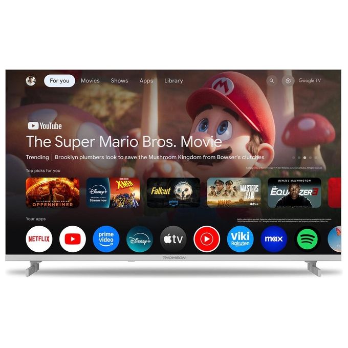 Thomson TV LED 40 Pollici Full HD Google TV Bianco