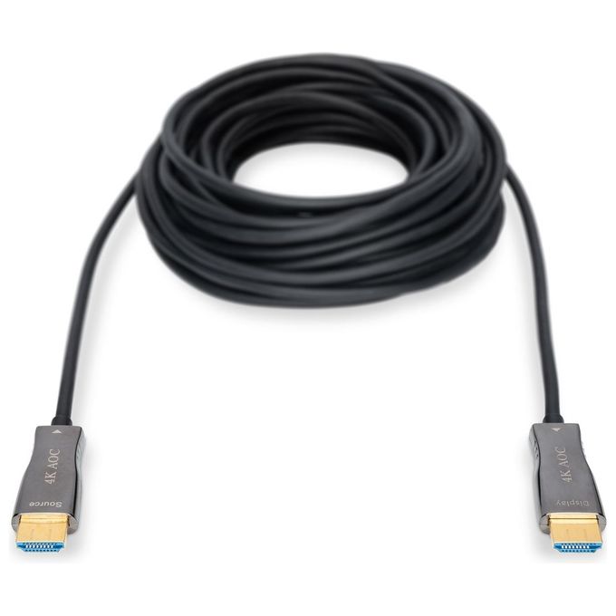 Digitus AK-330125-300-S Cavo Hdmi 30mt Hdmi Tipo A Standard Nero