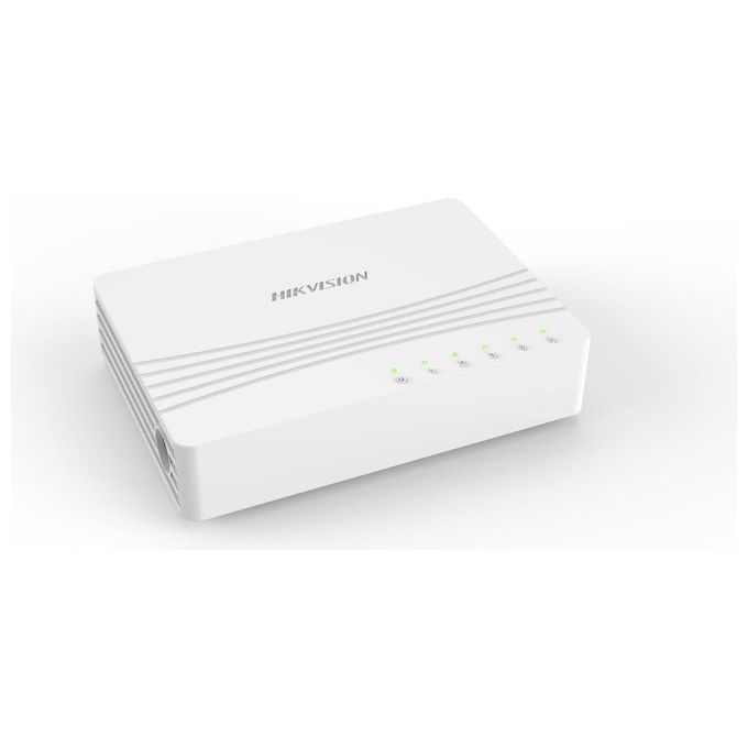 Hikvision Digital Technology DS-3E0508D-E Switch 8 Porte 10-100m-1000m Unmanaged Banda 16-Gbps