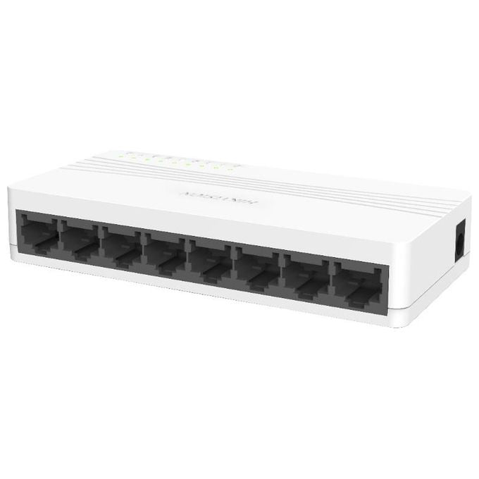 Hikvision Digital Technology Ds-3e0108d-e Switch di Rete Fast Ethernet 10-100 Bianco