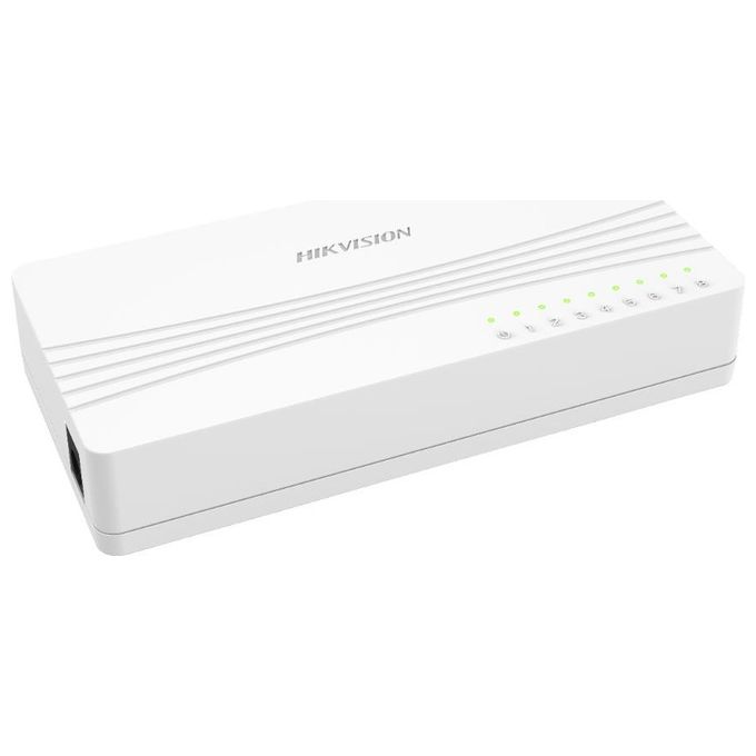 Hikvision Digital Technology Ds-3e0108d-e Switch di Rete Fast Ethernet 10-100 Bianco