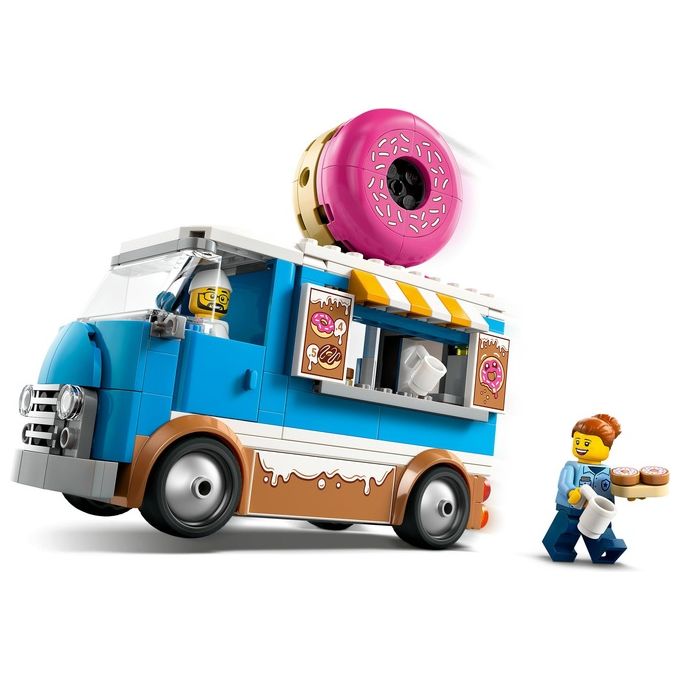LEGO Furgone Ciambelle 60452 Gioco da Costruzione City Great Vehicles Divertimento Assembla Realistico ed Educativo per Bambini
