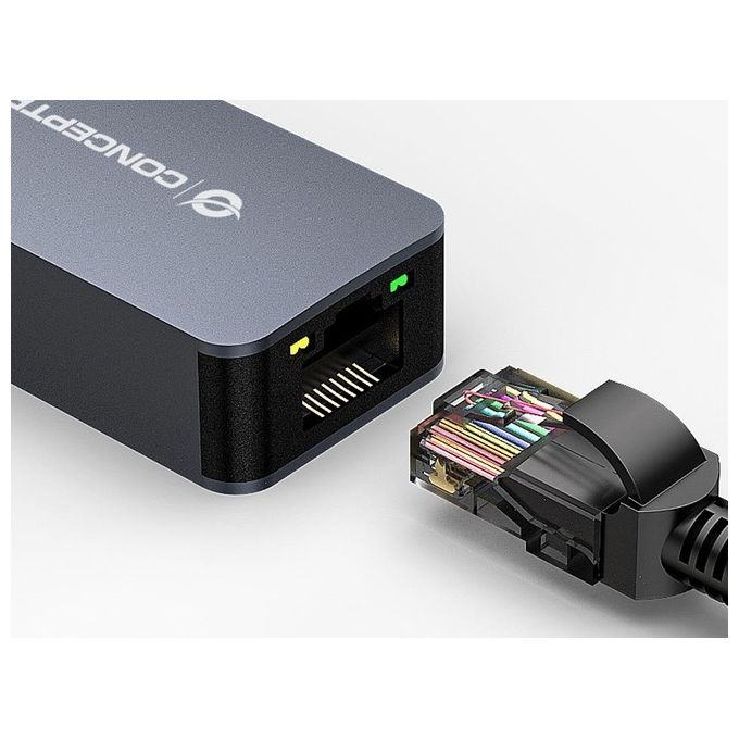 Conceptronic Adattatore Usb3.2 gen 1 Ethernet 2,5g Conceptronic
