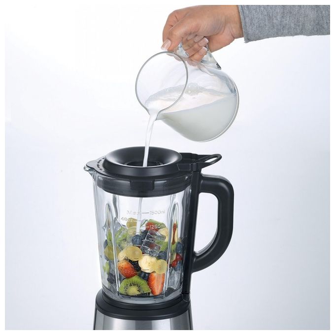 Ariete Power Blender 1200W Frullatore con 4 Lame in Acciaio Inox