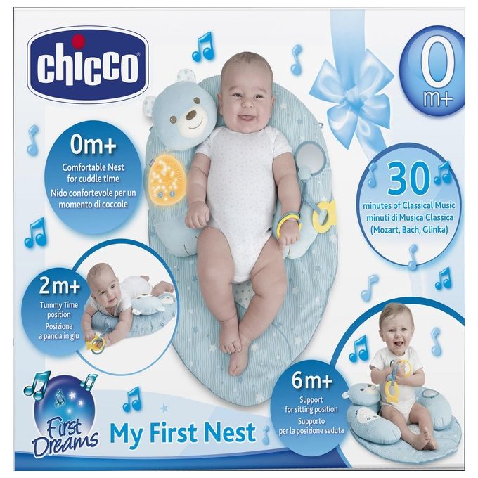 Chicco Palestra Tappetino Nido di Coccole Azzurro