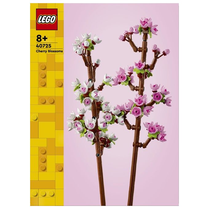 LEGO Creator 40725 Fiori di Ciliegio 40725-LEGO Set per Adulti e Bambini 8+ Anni Regalo per San Valentino per Donna Uomo Lei o Lui