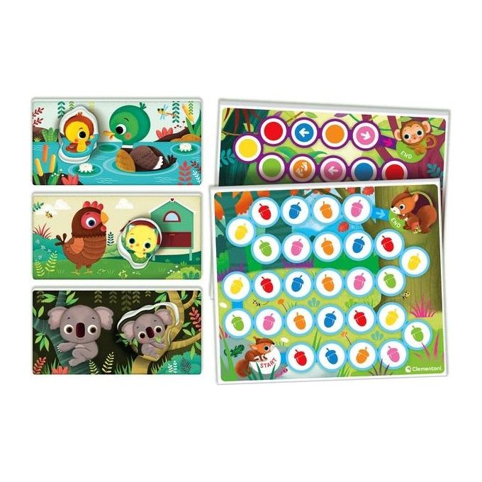 Clementoni Gioco Educativo Sapientino Baby Montessori Genitori e Cuccioli
