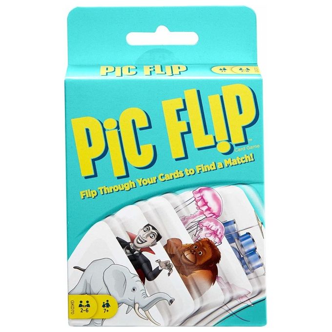 Mattel PIC Flip 110 Carte da Gioco da Abbinare fra Loro