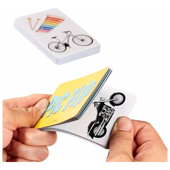 Mattel PIC Flip 110 Carte da Gioco da Abbinare fra Loro