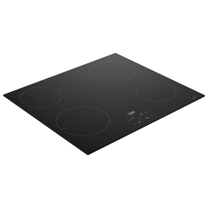 BEKO HII64401QT Piano Cottura Induzione 4 Fuochi Larghezza 59 cm in Vetro colore Nero