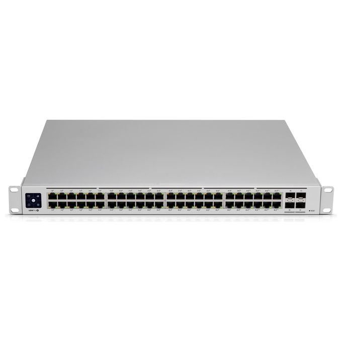 Ubiquiti Networks UniFi Pro 48-Port PoE Gestito L2-L3 Gigabit Ethernet 10-100-1000 Supporto Power over Ethernet 1U Argento