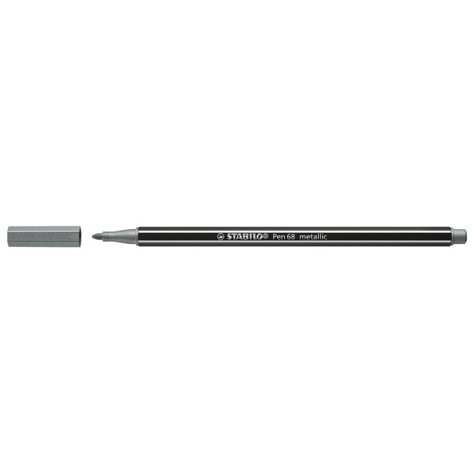 Pennarello Premium Metallizzato - STABILO Pen 68 metallic - Argento