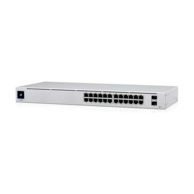 Ubiquiti UniFi USW-24-POE-EU Switch di Rete 24 Porte Gigabit PoE+ L2-L3 Gestito Argento
