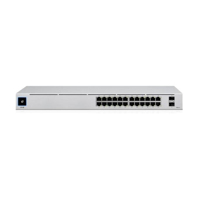 Ubiquiti UniFi USW-24-POE-EU Switch di Rete 24 Porte Gigabit PoE+ L2-L3 Gestito Argento