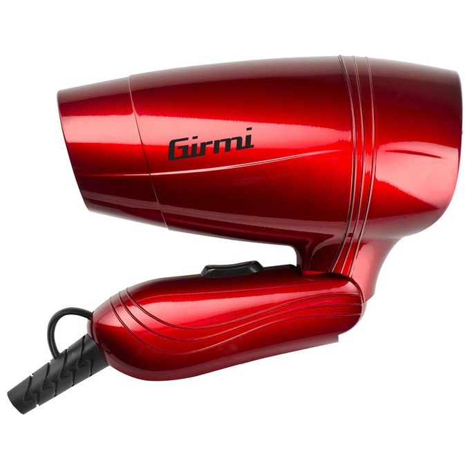 Girmi Asciugacapelli Pieghevole 1200W Rosso