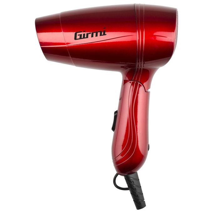Girmi Asciugacapelli Pieghevole 1200W Rosso