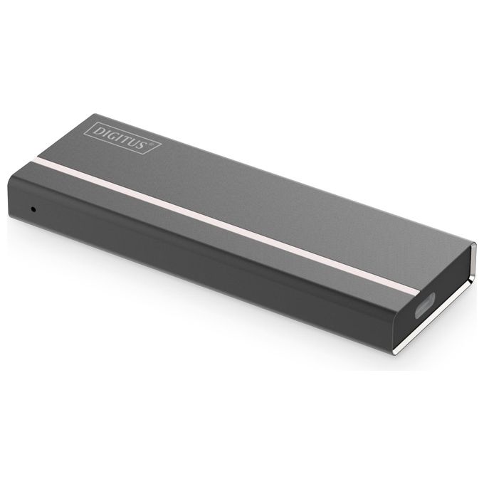 Digitus Alloggiamento Ssd Esterno Usb Type-C 3.1 M.2 Nvme Senza Attrezzi Alloggiamento in Alluminio Key M o Key B+M