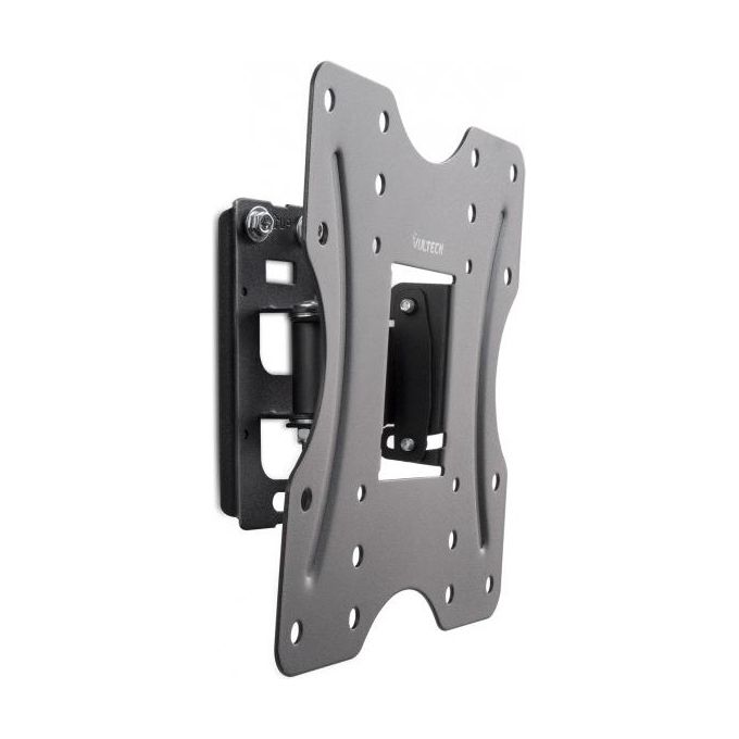 Vultech BTV-M2342LITE Supporto Staffa a Muro per Tv a Schermo Piatto Led Lcd Plasma da 23'' a 42'' Supporto Inclinabile 1 Snodo Resistente 30Kg