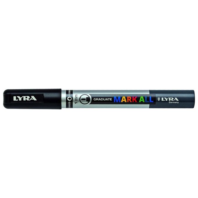Lyra Confezione 6 Marcatori Mark All 1mm Nero