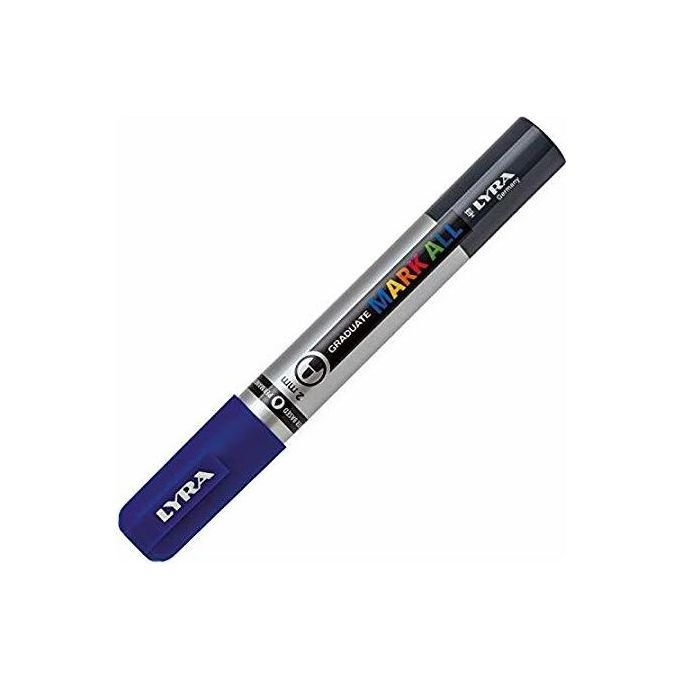 Lyra Confezione 6 Marcatori Mark All 2mm Blu