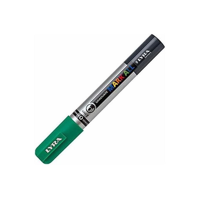Lyra Confezione 6 Marcatori Mark All 2mm Verde Prato