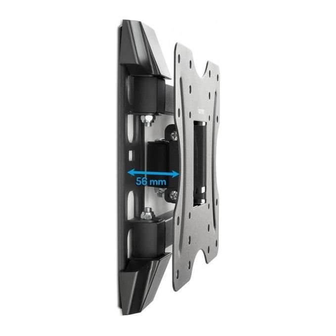 Vultech BTV-D2342LITE Supporto Staffa a Muro Inclinabile 3° -10° per TV a Schermo Piatto LED LCD Plasma da 23'' a 42'' VESA 200x200