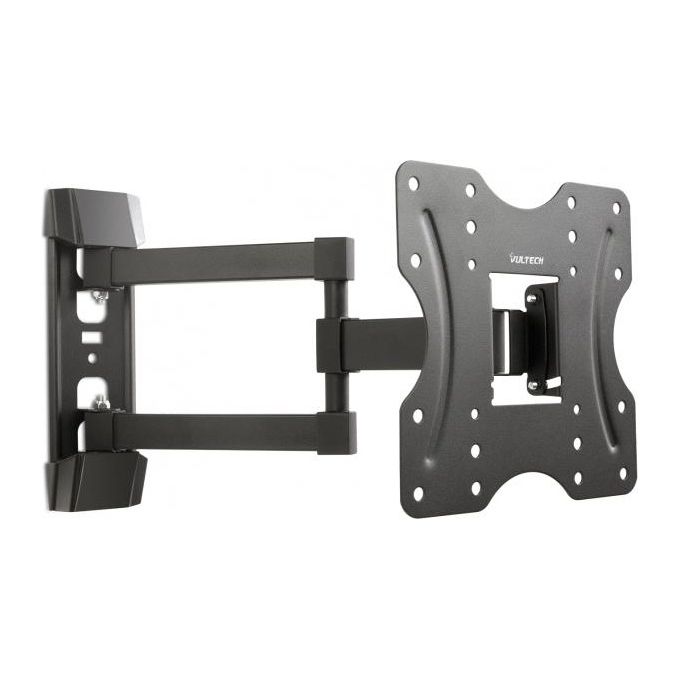 Vultech BTV-D2342LITE Supporto Staffa a Muro Inclinabile 3° -10° per TV a Schermo Piatto LED LCD Plasma da 23'' a 42'' VESA 200x200
