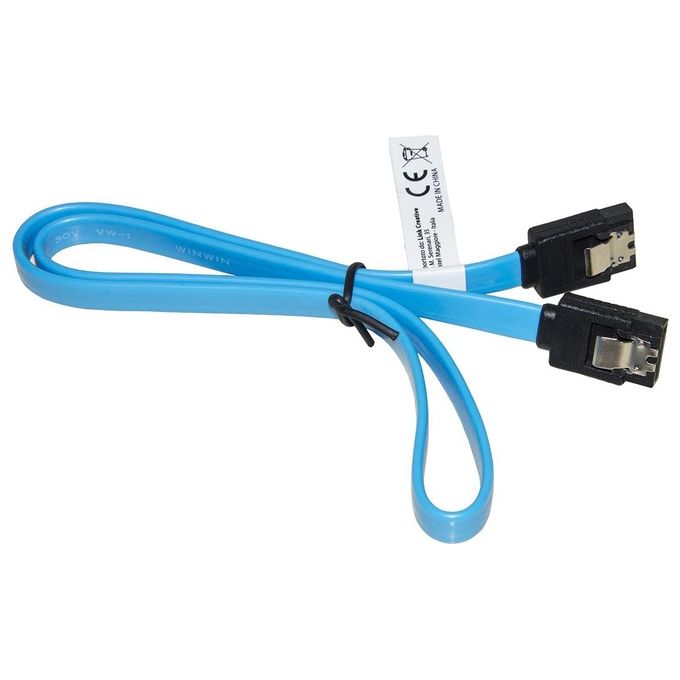Link cavo interno sata III cm 30 connettore con clip bloccaggio in metallo