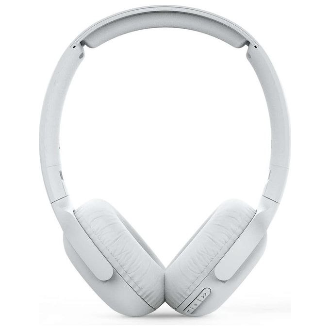 Philips Cuffia a Padiglione Bluetooth Wireless con Microfono Archetto Pieghevole in Bianco TAUH202W