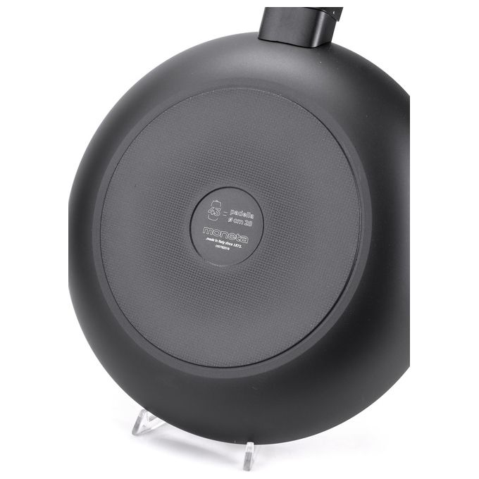 Moneta Recy Wok 28cm Alluminio 100% Riciclato Nero