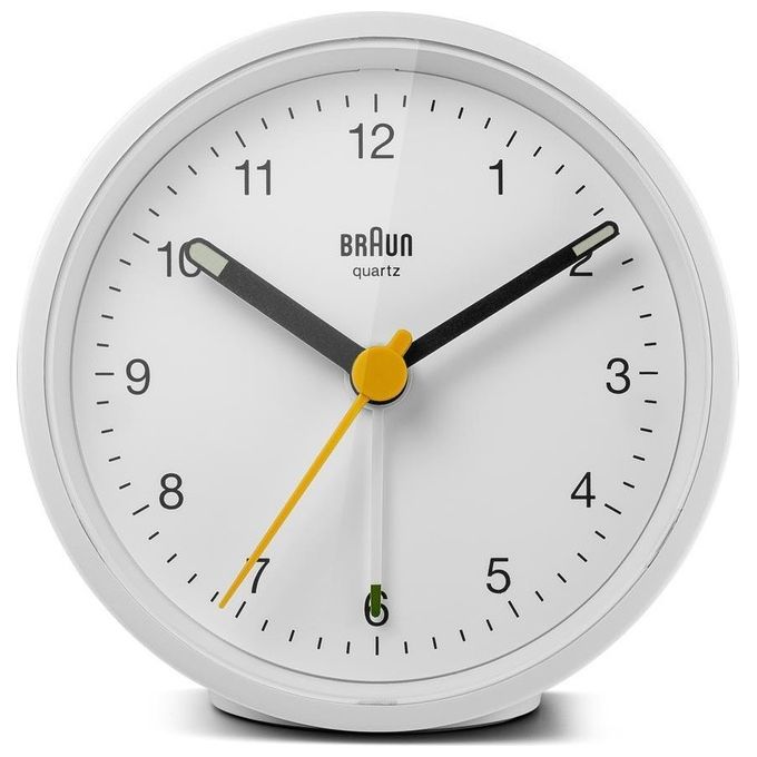 Braun BC 12 W Sveglia al Quarzo Bianco