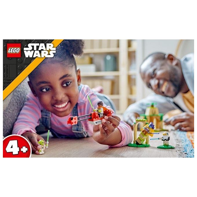 LEGO Star Wars 75358 – Tempio Jedi su Tenoo, Set da Costruzione 124 Pezzi con Maestro Yoda, Lys Solay, Kai Brightstar, Droide T-10 e Speeder Bike, Eta' 4+