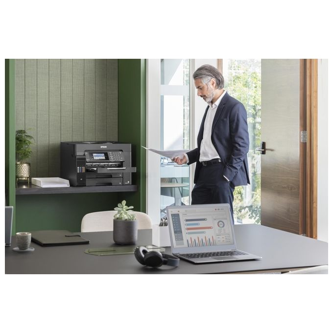 Epson Ecotank Et-16650 Stampante Multifunzione ad Inchiostro 4800x2400 Dpi 32ppm A3+ Wi-Fi