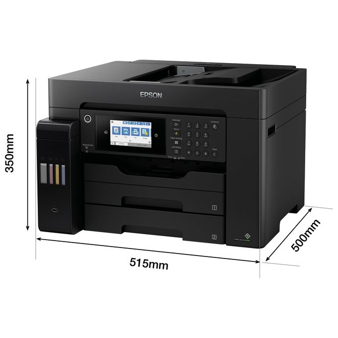 Epson Ecotank Et-16650 Stampante Multifunzione ad Inchiostro 4800x2400 Dpi 32ppm A3+ Wi-Fi