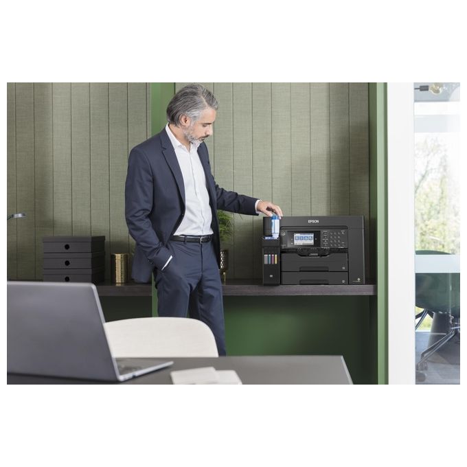Epson Ecotank Et-16650 Stampante Multifunzione ad Inchiostro 4800x2400 Dpi 32ppm A3+ Wi-Fi
