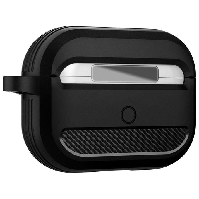 Spigen Cover Case Rugged Armor per Apple AirPods Pro Nero Opaco