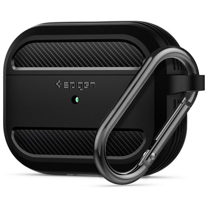 Spigen Cover Case Rugged Armor per Apple AirPods Pro Nero Opaco