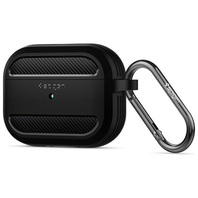Spigen Cover Case Rugged Armor per Apple AirPods Pro Nero Opaco