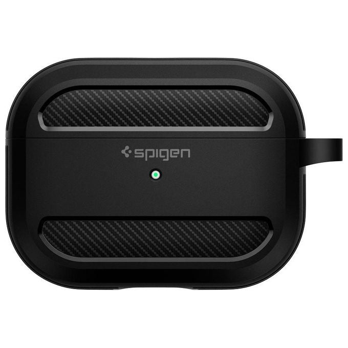Spigen Cover Case Rugged Armor per Apple AirPods Pro Nero Opaco