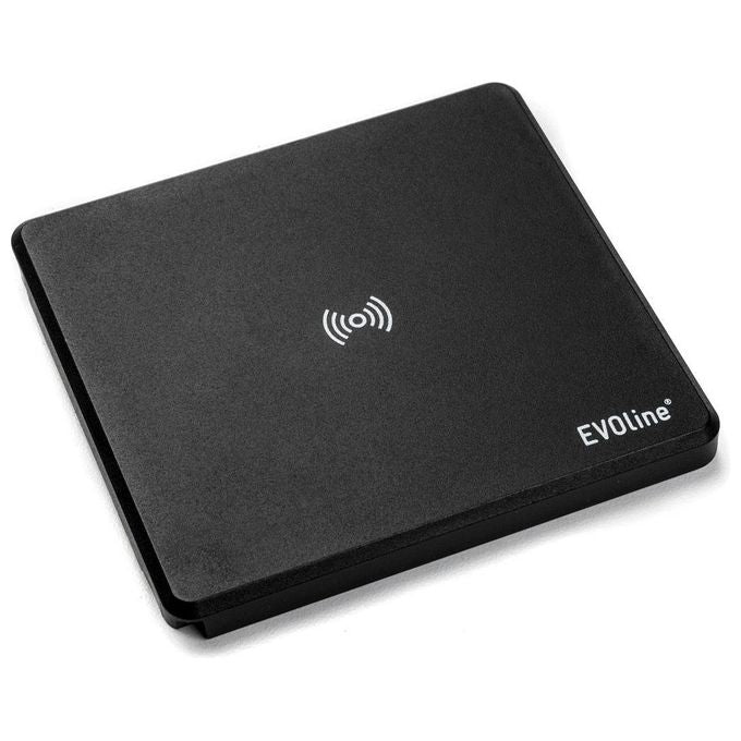 Evo Line Sistema Prese a Scomparsa da Incasso Square 80 1 Schuko 1 Usb e Ricarica Wireless