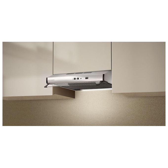 Faber 2740 SRM XA60 (VIS) FBEXP Cappa Integrato Aspirante Classe energetica D 3 velocita' Portata 380 m³-h 90cm Acciaio inox 300.0557.577