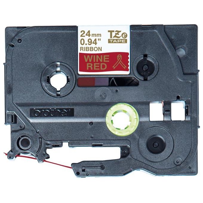 Brother TZE-RW54 Nastro per Stampante Oro Rosso Scuro 24mm